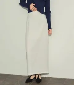 【新品未着用】Neuna ベーシックペンシルスカート　ホワイト1