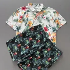 NEW ERA GOLF ニューエラ ゴルフ　セットアップ　花柄　メンズ　上下のサムネイル