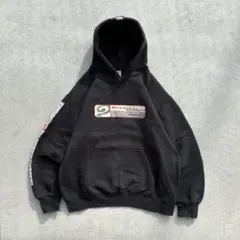 90s PIKO センターロゴ　パーカー　肉厚　Y2K 短丈　VINTAGE