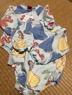 新品　80 タグ付き　ディズニー　プリンセス　ロンパース　２枚セット