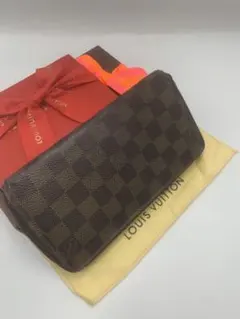 ルイヴィトン ダミエ ジッピーウォレット 長財布 正規品 P55