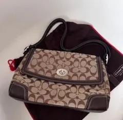 美品 COACH シグネチャー ターンロック ワンショルダー バッグ y2kのサムネイル