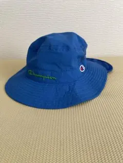 Champion✨キッズ 54cm アウトドアハット 青　ユニセックス　帽子