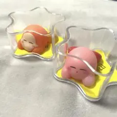 カービィ　play with ワドルディ　ぷにぷにマスコット　スクイーズ　2種