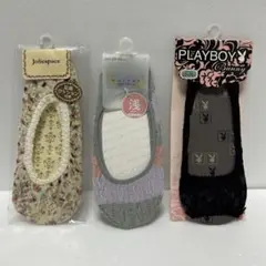【値下げ】【PLAYBOY】 ソックス 1足✖️他2足　23-25cmのサムネイル