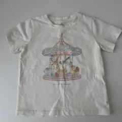 gelato pique メリーゴーランド柄 Tシャツ XS