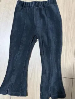 コーデュロイ フレアパンツ 90cm ブラック