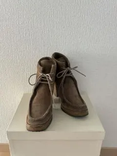 スエード レースアップブーツ