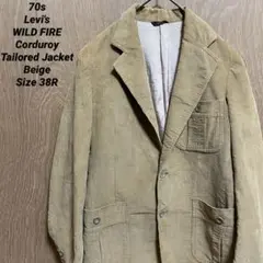 70s Levi's WILD FIREコーデュロイ テーラードジャケット38R