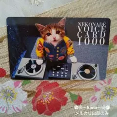 なめ猫 なめねこ NEKONADE VOICE CARD 1000 - メルカリ
