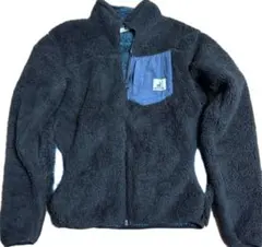 フリースジャケット 黒 カジュアル