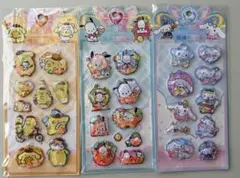 ウォーターシール　キャラクターシール　水貼りシール　3枚セット