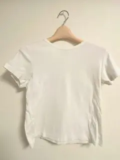 プチバトー 白Tシャツ 半袖 152cm 女の子 綿100% メロウ袖 夏のサムネイル