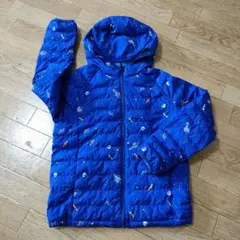 UNIQLO 宇宙柄 中綿コート 150