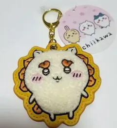ちいかわ シーサー　もこもこサガラ刺繍キーホルダー