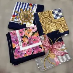 未使用　ハンカチ4枚セット