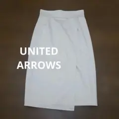 UNITED ARROWS TOKYO タイトスカート　グレーベージュ系　34のサムネイル