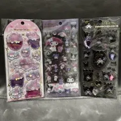 サンリオキャラクターズ　ウォーターインシール　クリアキャンディ　マイメロ　クロミ