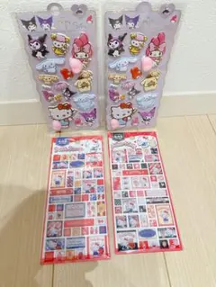 サンリオ　立体 おしりシール　ももシール　タイルシール　シール