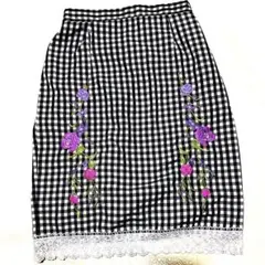 tocco closet 花柄刺繍スカートトッコクローゼット