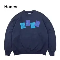 90s USA製 Hanes スウェット ミュージカル オペラ ブラック