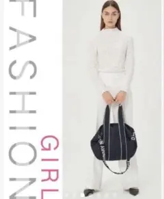 ZARA キルティング トートバッグ ブラック ロゴストラップ付き 大人 人気