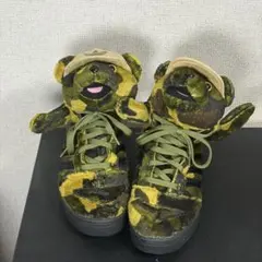adidas × JEREMY SCOTT クマ 迷彩 スニーカー 28cmのサムネイル