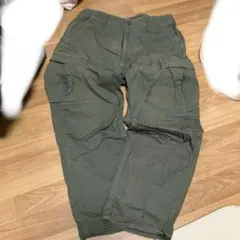 BEAMS x SAGE DE CRET カーゴパンツ オリーブ