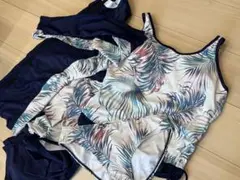 Teddy 体型カバー水着　ラッシュガード　5点SET