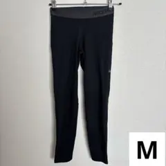 NIKE DRI-FIT レギンス　ヨガ　ピラティス　裏起毛　ブラック