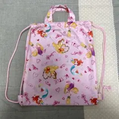 Disney プリンセス ナップサック ピンク 入園 入学