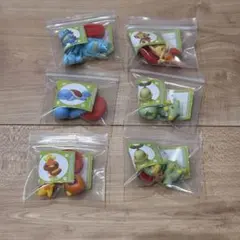 ポケモン チョコエッグ　旅立ちの3匹　6点セット