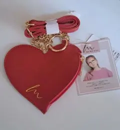 しまむら MUMU & Co. ハート型スマホショルダーバッグ