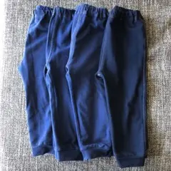 無印良品 デニム調ジョガーパンツ 4本セット 90cm