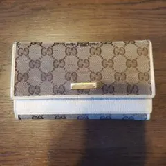 キョーちゃん様専用　お値下げ！GUCCI GGパターン 長財布 ホワイト