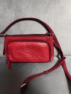BLNOBLE オーストリッチ JRA ショルダーバッグ エキゾチックレザー 