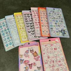 正規品　はぴだんぶい　サンリオ　ミニ　ボンボンドロップシール　うるちゅる