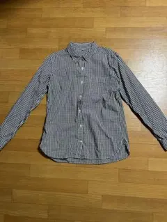 無印良品　ギンガムチェックシャツ　Mサイズ