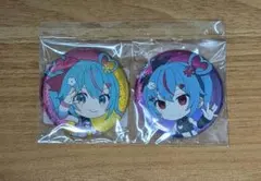 初音ミク デコミク ホログラム缶バッジ 2種セット