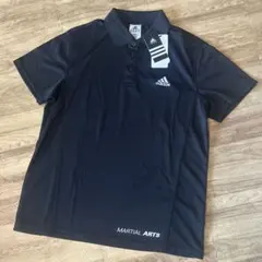 新品【希少】adidasアディダス マーシャルアーツ ポロシャツ 黒 Lのサムネイル
