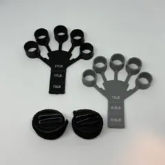 フィンガーパワー フィンガートレーナー パワーフィンガー 握力 グレー ブラック