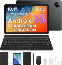 Android 16 タブレット 10㌅ 48GB+128GB+2TB 869 - メルカリ