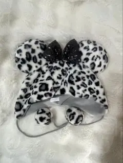 ヒョウ柄ミニーファンキャップ