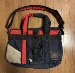 00s DIESEL 2way ショルダーバッグ トートバッグ　Y2K