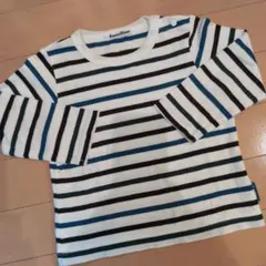 ✤ファミリア✤ボーダー柄長袖カットソー90