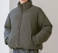 未使用 RAGEBLUE グース ダウン ショートジャケット ダークグレー　M