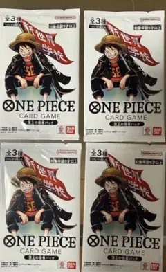 4パック】新品未開封 ONE PIECE CARD GAME 頂上の強者パック - メルカリ