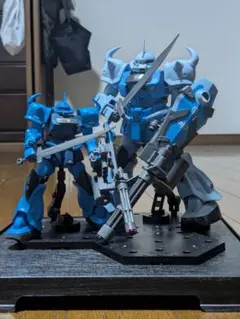 MG＆HG グフカスタム完成品 2体セット アクションベースとケース付 MG＆HG グフカスタム完成品 2体セット 台座とケース付 - メルカリ