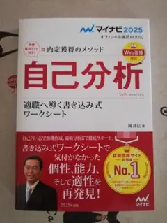 マイナビ2025 オフィシャル就活BOOK 内定獲得のメソッド 自己分析 適職…
