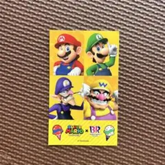 スーパーマリオ × サーティワン ステッカー